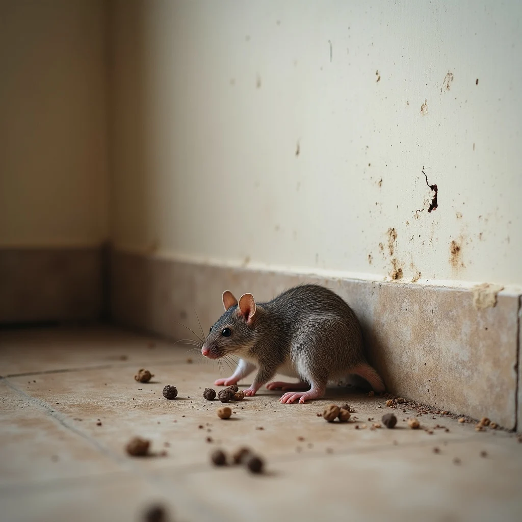 Rat-control service setup with monitoring stations