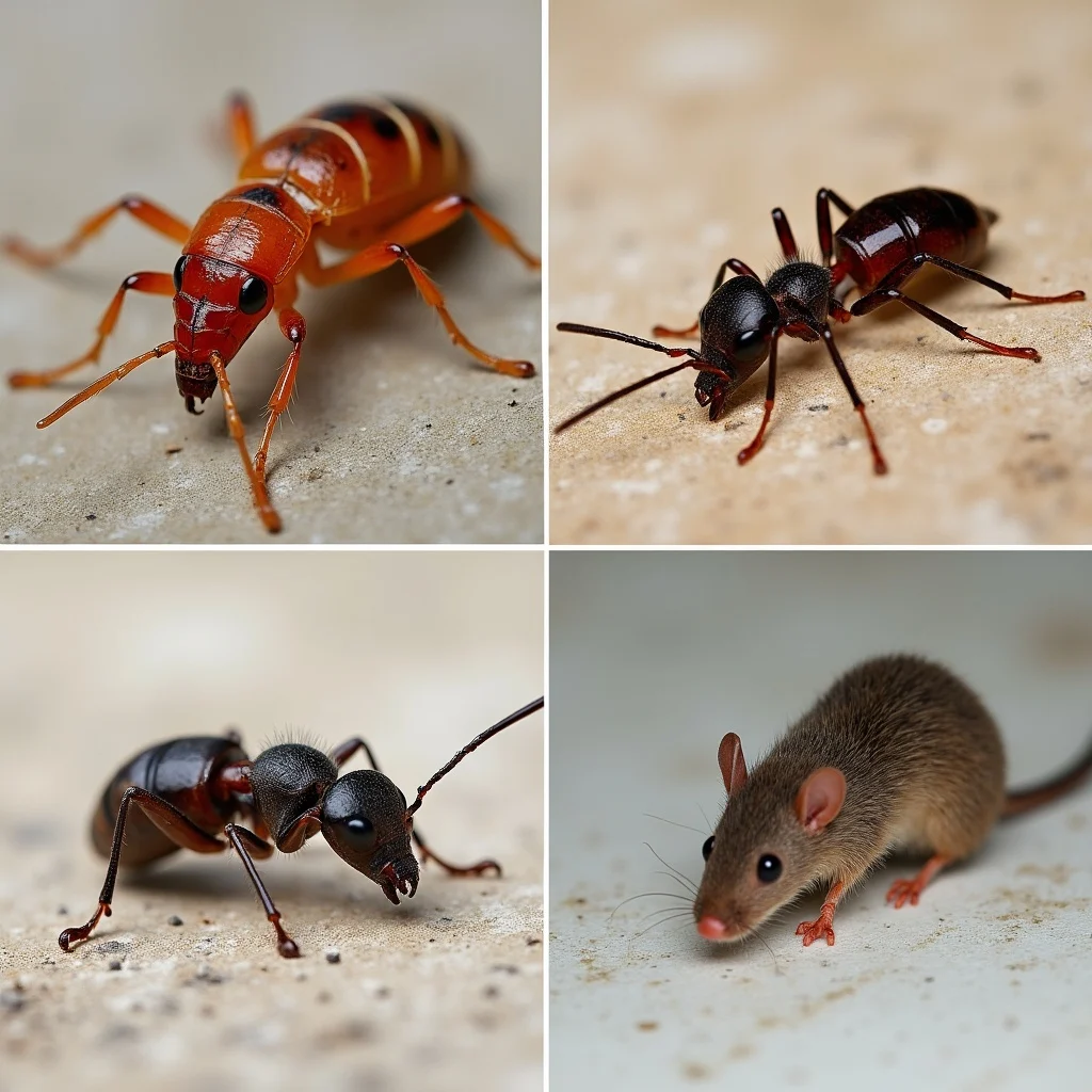 Commercial pest control inspection in restaurant back-of-house area